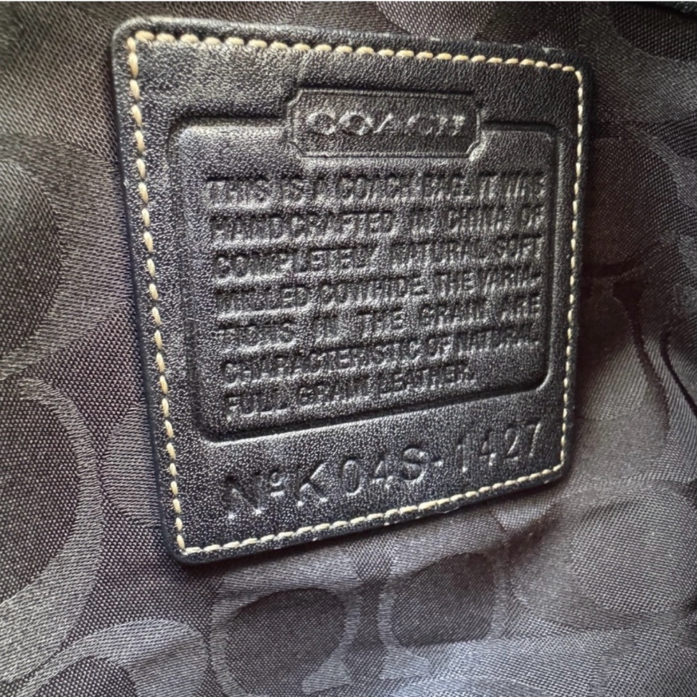 Vintage Coach SoHo 1414 Legacy Hobo crossbody Bag Black Leather Purse Y2K - Picture 3 of 3